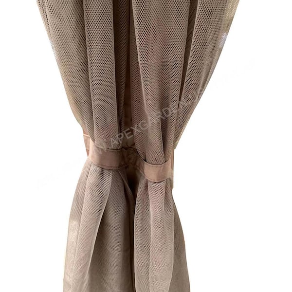 APEX GARDEN 10 ft. x 10 ft. Gazebo Mosquito Netting for The Style