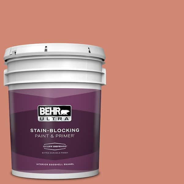 BEHR ULTRA 5 gal. #210D-5 Copperleaf Extra Durable Eggshell Enamel Interior Paint & Primer