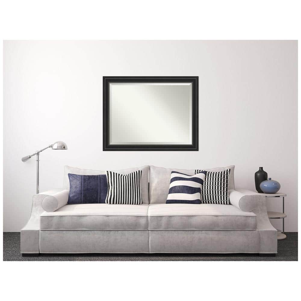 Black Rectangular Bathroom Vanity Wall Mirror