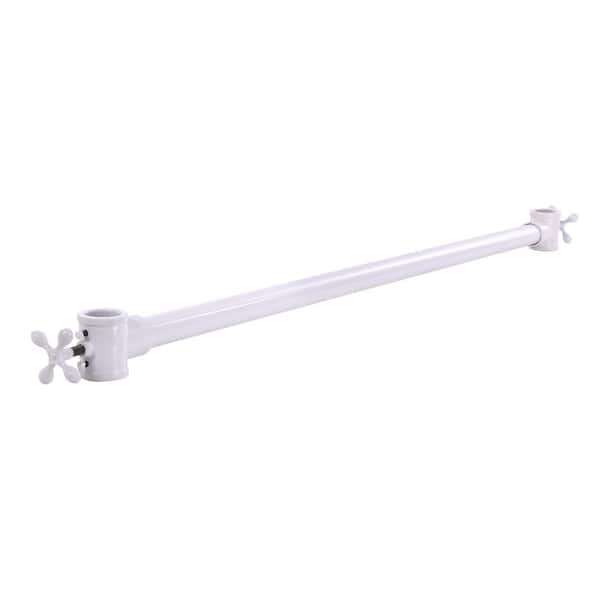 Econoco Pipeline 41 in. W x 1.25 in. H Gloss White Hangbar for Garment Rack