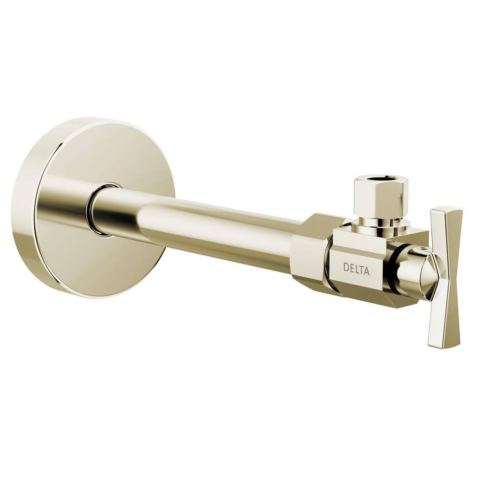 1/2 in. x 7.56 in. L Polished Nickel Brass Angled Supply Stop Valve price history on PriceWatchPro