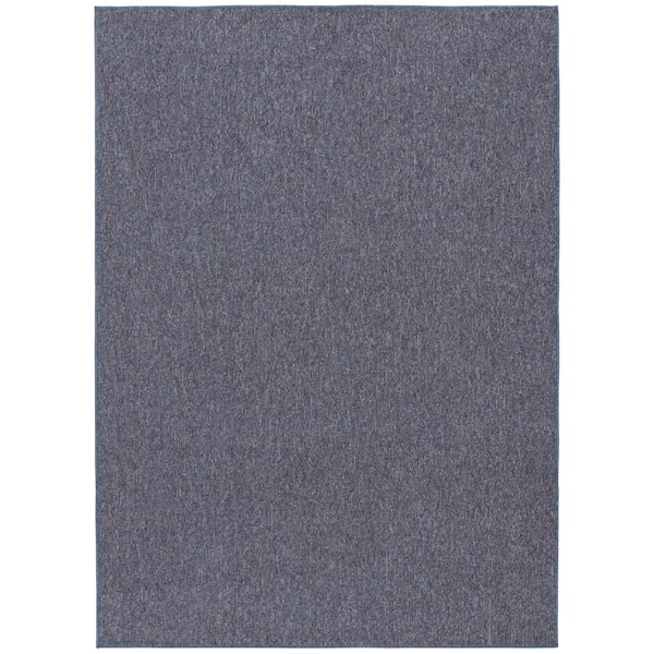 Blue 5 ft. x 7 ft. Striped Area Rug