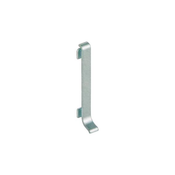 Schluter Designbase-SL Aluminum with Brushed Stainless Steel Appearance 2-3/8 in. x 1 in. Metal Connector