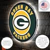 Evergreen Ultra-Thin Edgelight LED Wall Decor, Round, Green Bay Packers- 23  x 23 Inches Made In USA