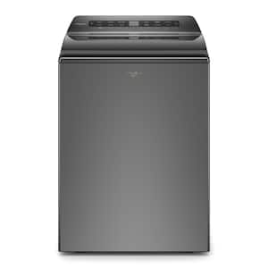 4.8 cu. ft. Smart Chrome Shadow Top Load Washing Machine with Load and Go, Built-In Water Faucet and Stain Brush