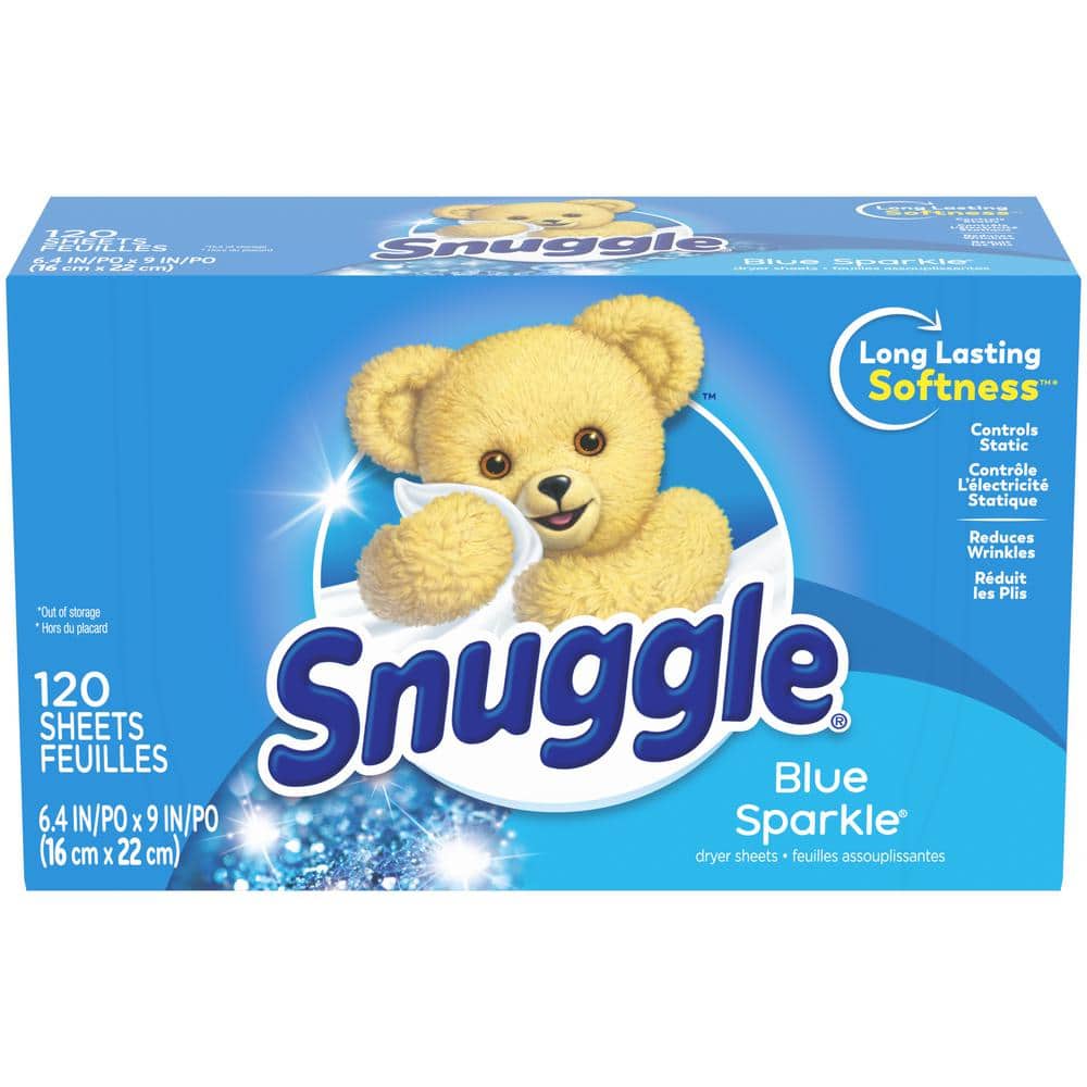 Blue Sparkle Fabric Conditioning Dryer Sheets (120-Count)