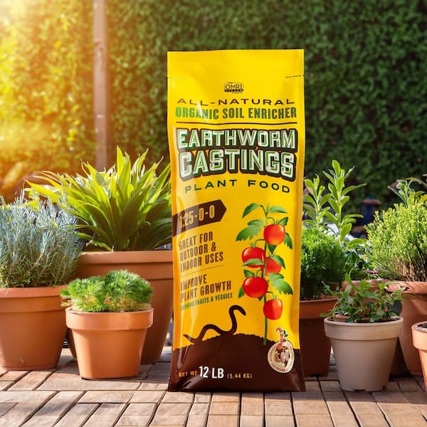 12 lbs. Bag Earthworm Castings ECU002 - The Home Depot