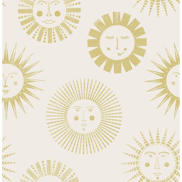 NuWallpaper Cream Konark Peel and Stick Wallpaper Sample NUS4000SAM ...