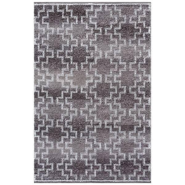 Vermont 5 ft. x 8 ft. Brown Tribal Area Rug