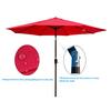Siavonce Outdoor Patio Umbrella 10' (3 m) without Flap, 8-Pieace 