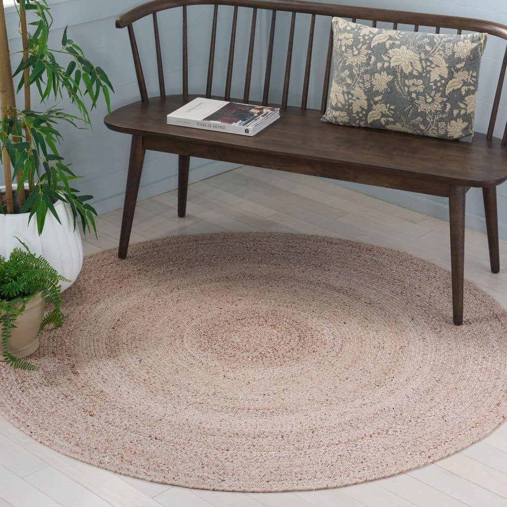 SAFAVIEH Braided Round Area Rug - Thumbnail 2