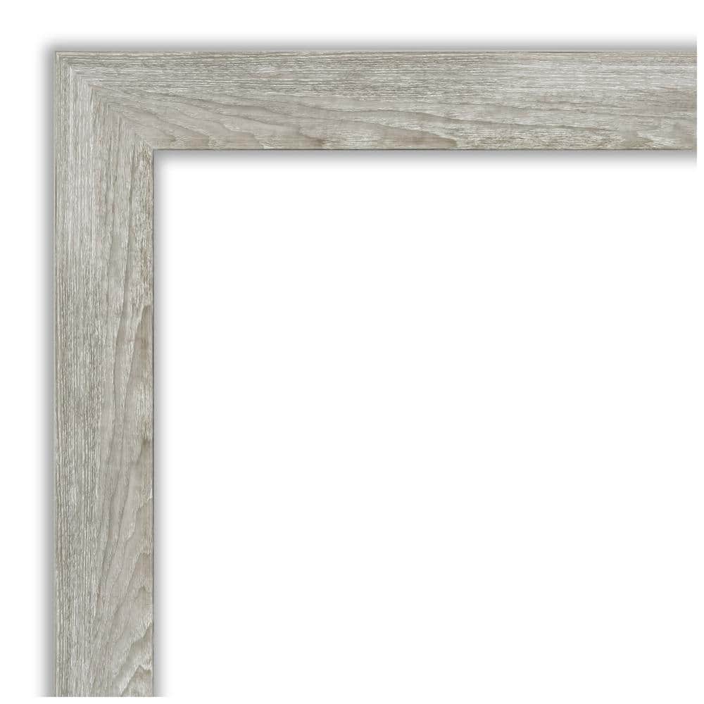 Dove Greywash Narrow Framed Natural Corkboard 43" x 31"