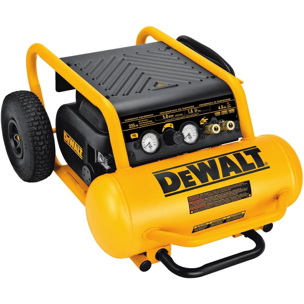 DEWALT 4.5 Gal. Portable Electric Air Compressor D55146 - The Home Depot