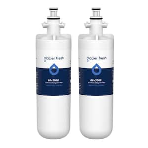 Replacement for LG LT700P Refrigerator Water Filter, 2-Pack