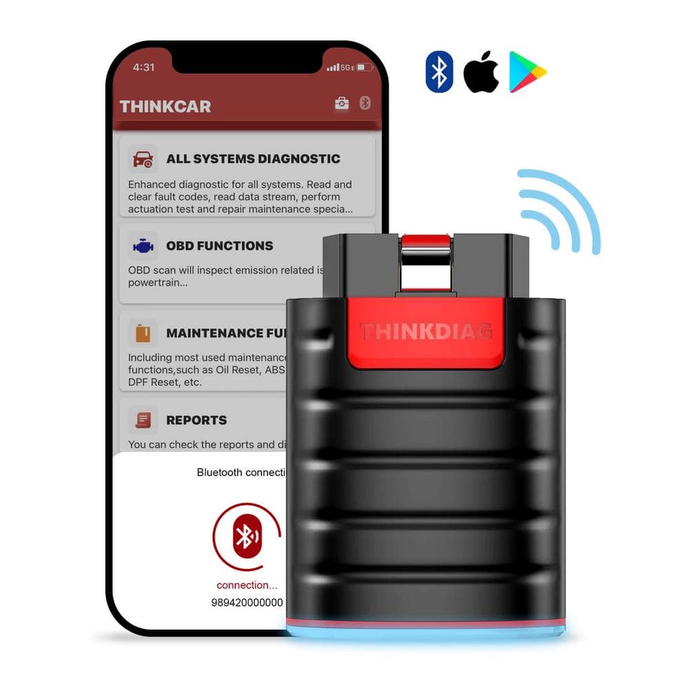 OBD2 Scanner & WIFI Car Code Reader – Clears Check Engine Light Instantly –  Diagnose 3000 Car Codes - Wireless Car Diagnostic Scanner – Auto Scanner