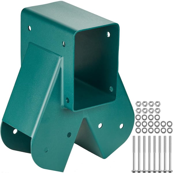 A-Frame Middle Swing Set Brackets Heavy-Duty Carbon Steel Swing Set Hardware DIY Bracket ‎Swing Set Kit for 2 Legs Cyan