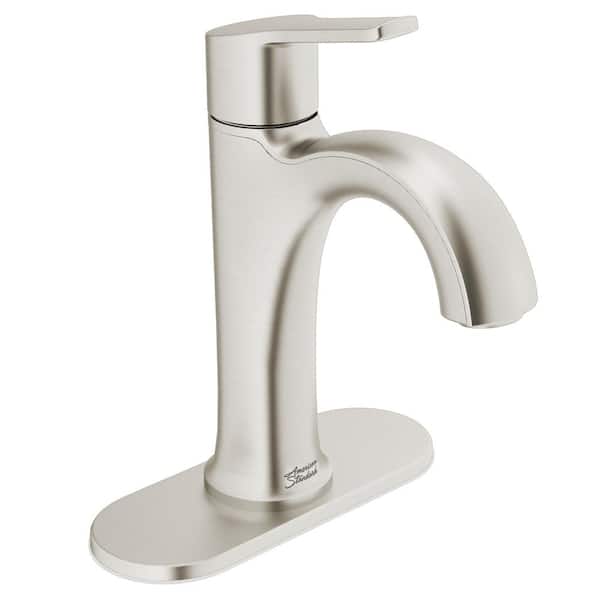 American Standard Corsham Single-Handle Single-Hole Bathroom Faucet in Brushed Nickel