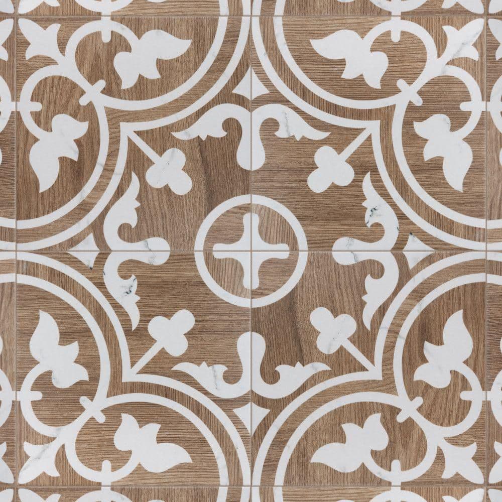 Llama Arte Loire Verso Noce 9-3/4 in. x 9-3/4 in. Porcelain Floor and Wall Tile (10.88 sq. ft./Case) price history on PriceWatchPro