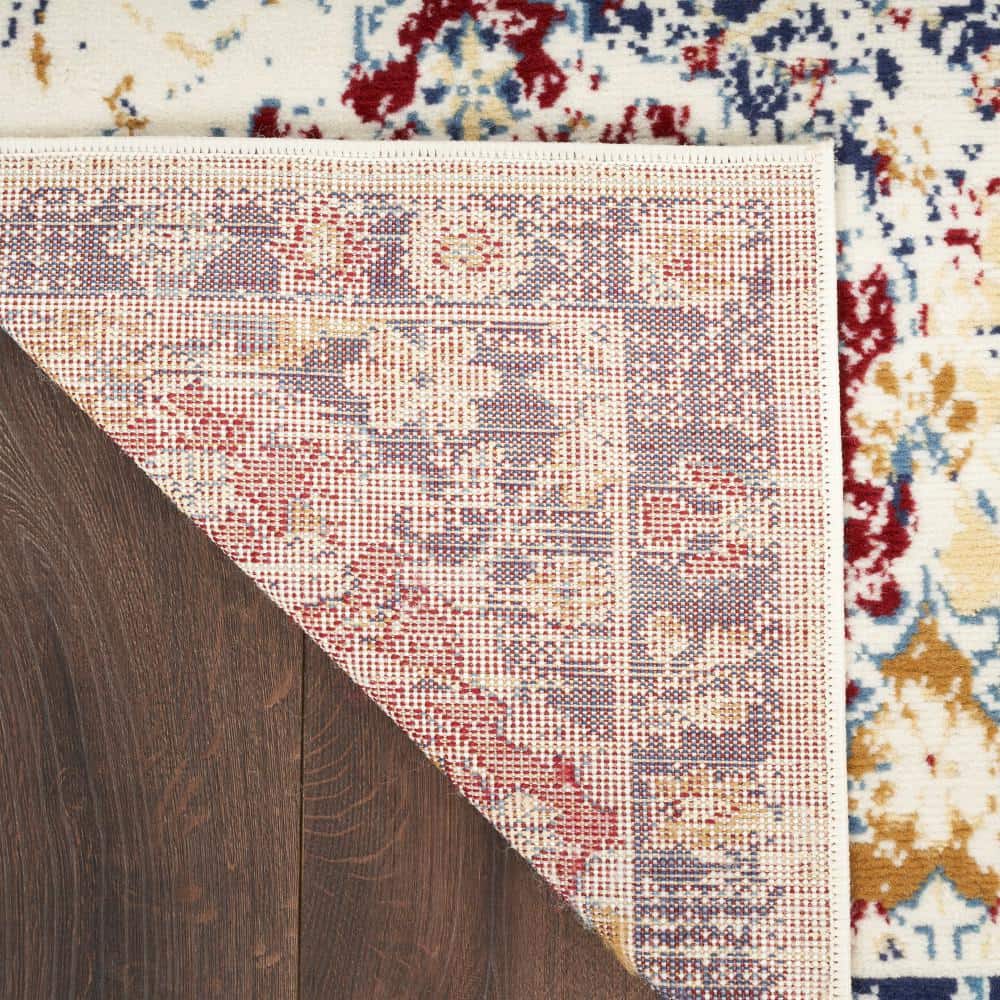 Grafix Multicolor Bohemian Rectangular Synthetic Area Rug