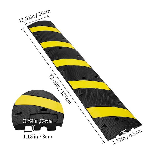 A Standard Block 3 Channel Rubber Cable Protector With CE - Cable