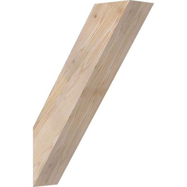 Ekena Millwork 5 1/2"W x 20"D x 28"H Traditional Smooth Knee Brace, Douglas Fir