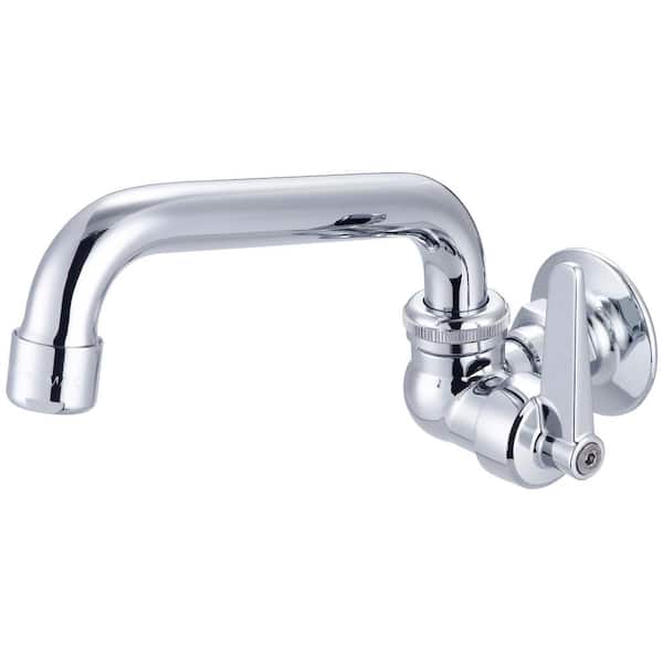 Central Brass Wall Mount Pot Filler in Polished Chrome