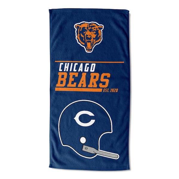 THE NORTHWEST GROUP NFL Bears 40 Yard Dash Legacy Cotton/Polyester Blend Printed Multicolor Beach Towel