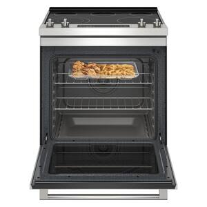 30 in. 5 Elements Slide-In Electric Range in Stainless Steel with Air Fry