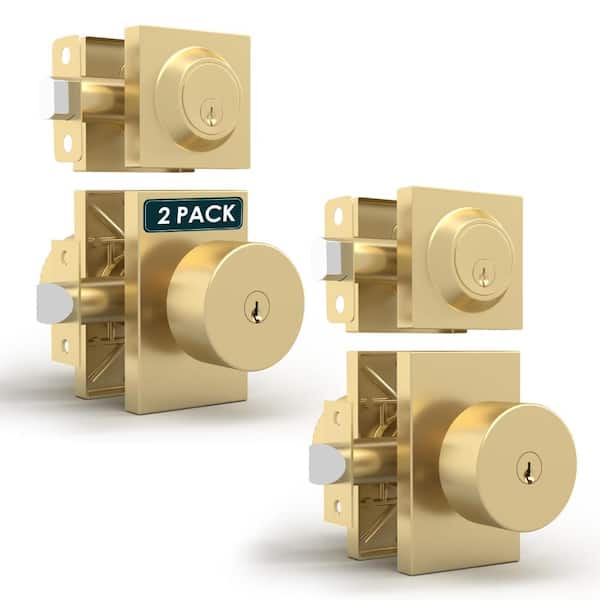 Laura Set Lock Mega Handles Mega Handles Laura Entry Door Handles & Deadbolt Lock - 2 ...