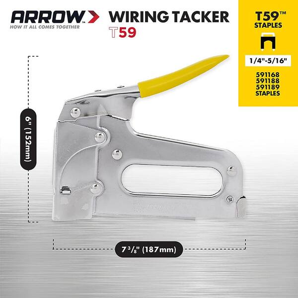 Arrow Insulated Cable Staple Gun T59 - The Home Depot Arrow Insulated Cable Staple Gun T59 - The Home Depot