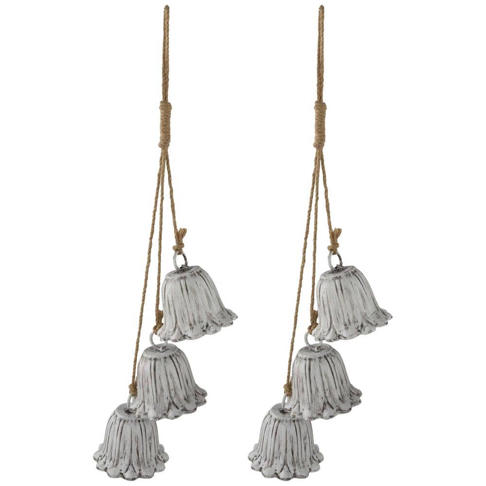 "Fluted Bell Trio Christmas Decorations-20 ""-White-Set of 2" price history on PriceWatchPro