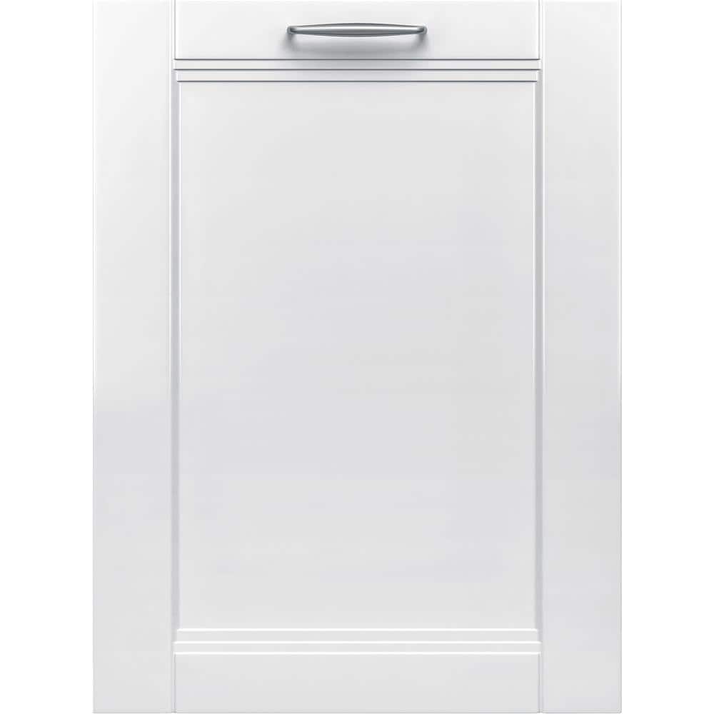 24" White Built-In Smart Dishwasher with Stainless Steel Tub