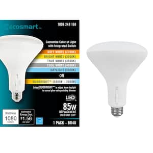 85-Watt Equivalent BR40 CEC Dimmable LED Light Bulb with Selectable Color Temperature Plus DuoBright (1-Pack)