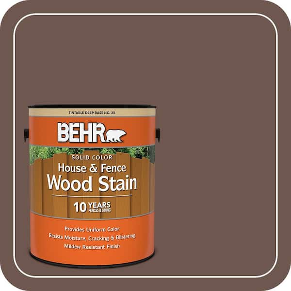 1 gal. #N170-6 Natural Bark Solid Color House and Fence Exterior Wood Stain