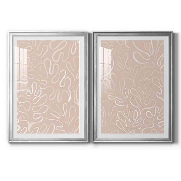 Wexford Home Matisse Pieces III by Wexford Homes 2-Pieces Framed Abstract Paper Art Print 26.5 in. x 36.5 in.