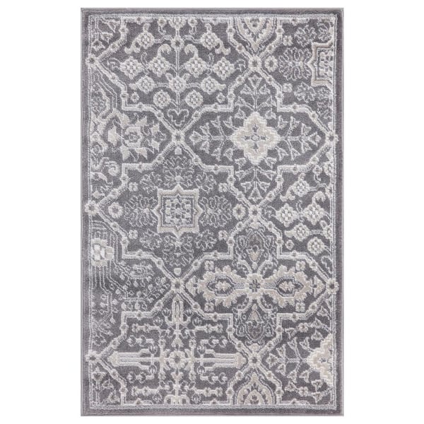 Concord Global Trading Jefferson Collection Athens Gray 3 ft. x 4 ft. Area Rug
