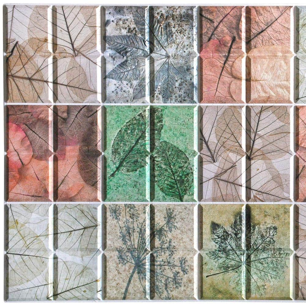 3D Falkirk Retro 1/100 in. x 38 in. x 19 in. Multicolor Floral Pattern in S