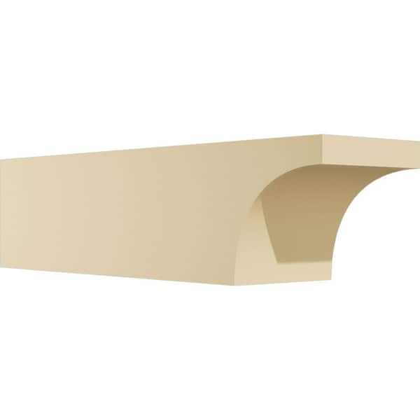 Ekena Millwork Standard Huntington 6 in. W x 6 in. H x 24 in. D Signature Urethane Rafter Tail Outlooker