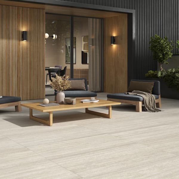 Cordova Avorio 2 cm x 24 in. x 48 in. Matte Porcelain Paver Floor and Wall Tile (8 sq. ft./Case)