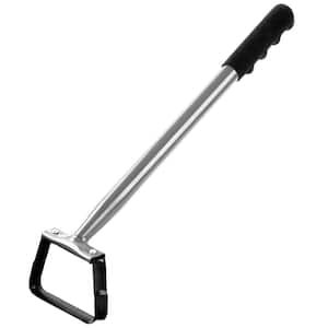 17 in. Mini Action Hoe, Garden Hoes with Metal Handle