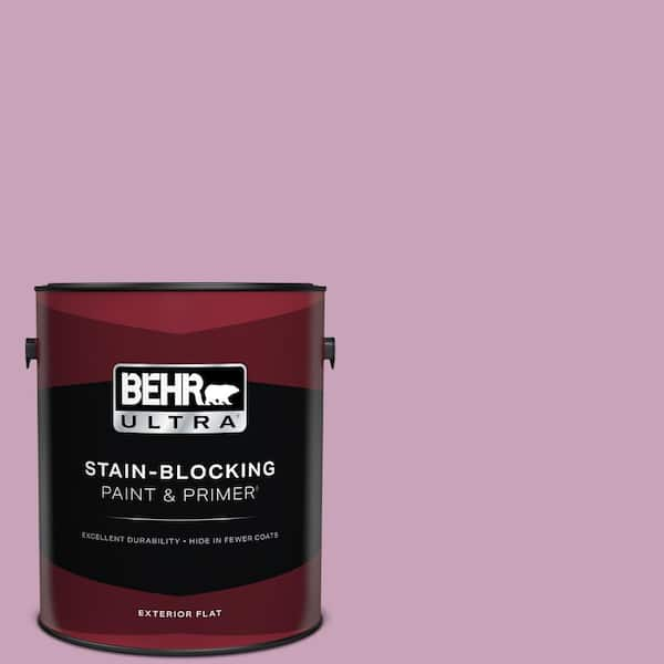 BEHR ULTRA 1 gal. #690D-4 Taste of Berry Flat Exterior Paint & Primer