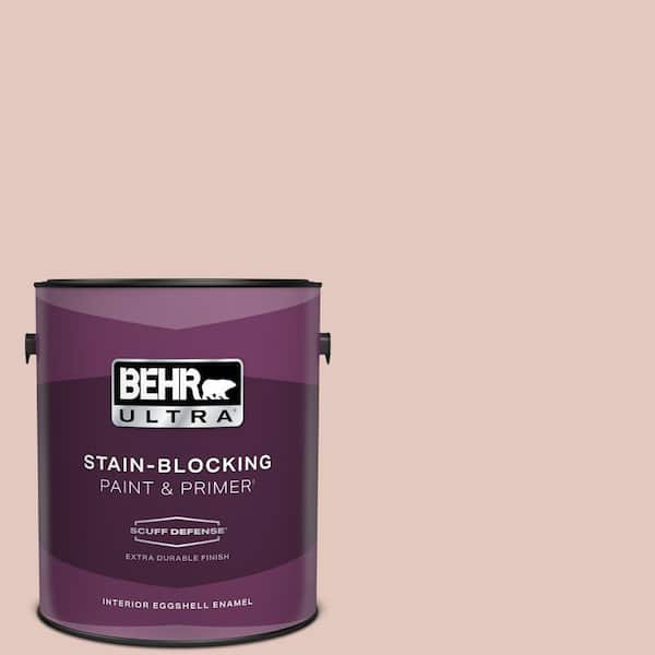 BEHR ULTRA 1 gal. #S170-2 Rosewater Extra Durable Eggshell Enamel Interior Paint & Primer