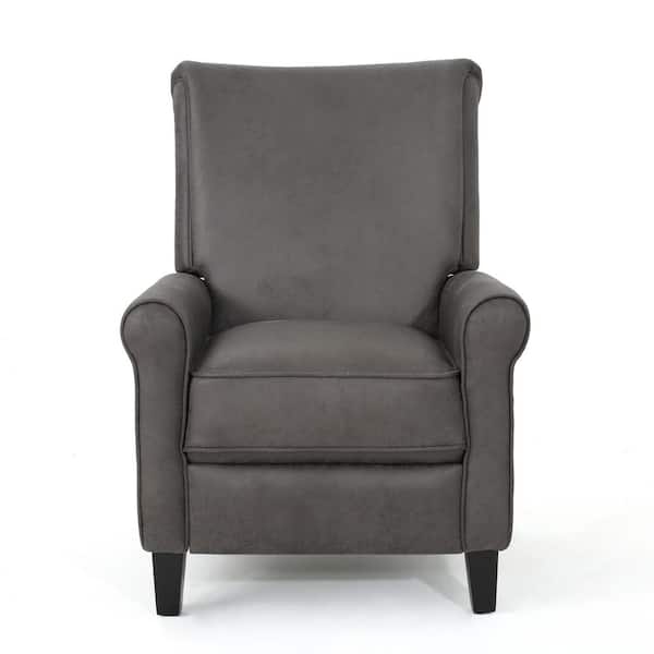 Noble House Charell Slate Polyester 3 Position Recliner