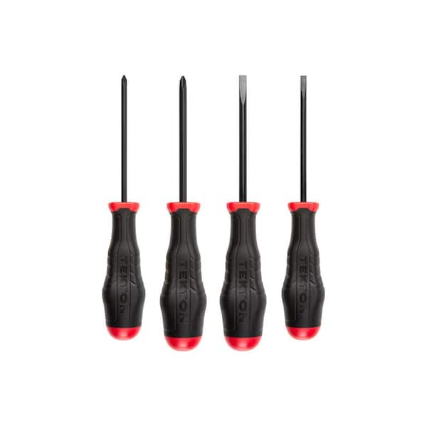 High-Torque Black Oxide Blade Screwdriver Set, 4-Piece (#1-#2,3/16-1/4 in.)