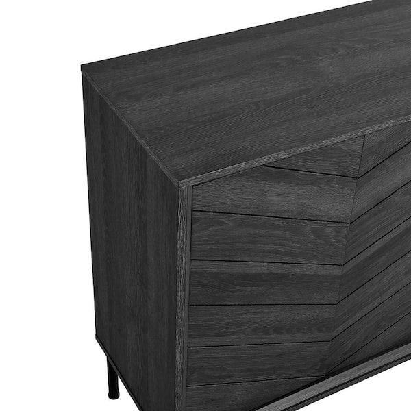 Modway Harper Chevron Sideboard Black