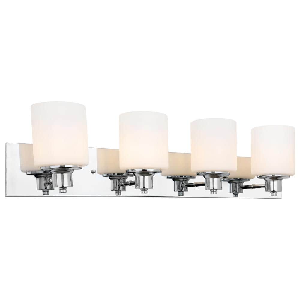 Dane 6.5 in. 4-Light Polished Chrome, Vanity Light