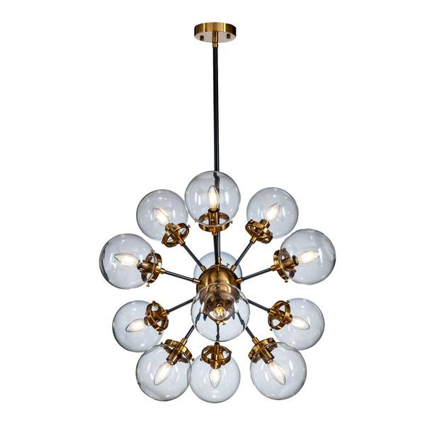 Aloa Decor 12 Light Globe Bubble Glass Sputnik Brass Chandelier Modern Sparkle Hanging Ceiling 7051d66 Aloa Decor 12 Light Globe Bubble Glass, How To Make Bubbles Chandelier In Minecraft Water And Fireplace
