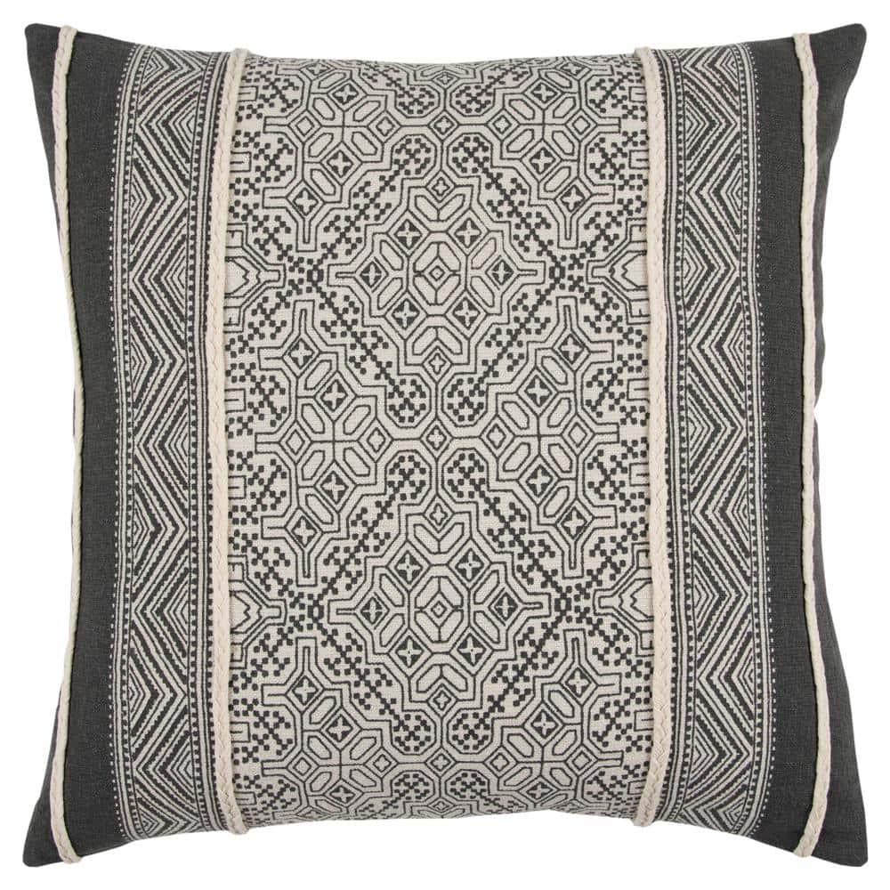 Majestic Home Goods Coral Extra Throw Pillow; Black