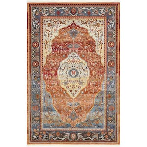 Baracoa Miramar Rust Red 5' 5 x 8' 0 Area Rug