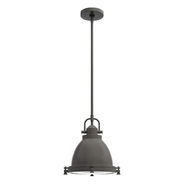 Bridgemoor 1 Light Noble Bronze Pendant with Shade Kitchen Light